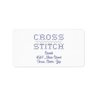 Customise Your Cross Stitch Label