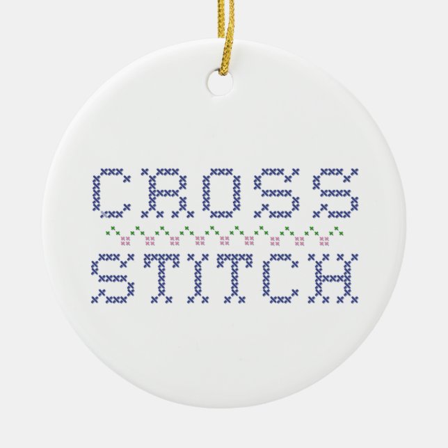 Customise Your Cross Stitch Ornament (Front)