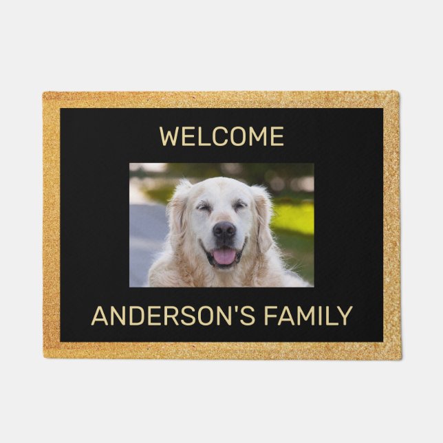 Customise Your Dog Photo Doormat (Front)