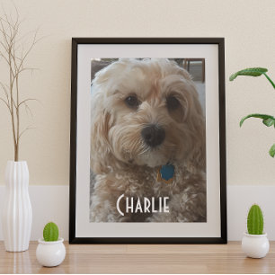 Customise your family dog poster