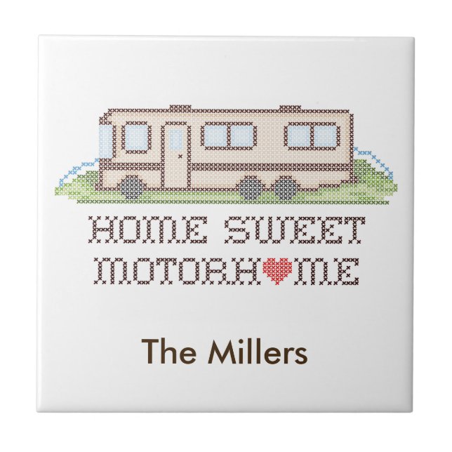 Customise Your Motor Home Tile (Front)