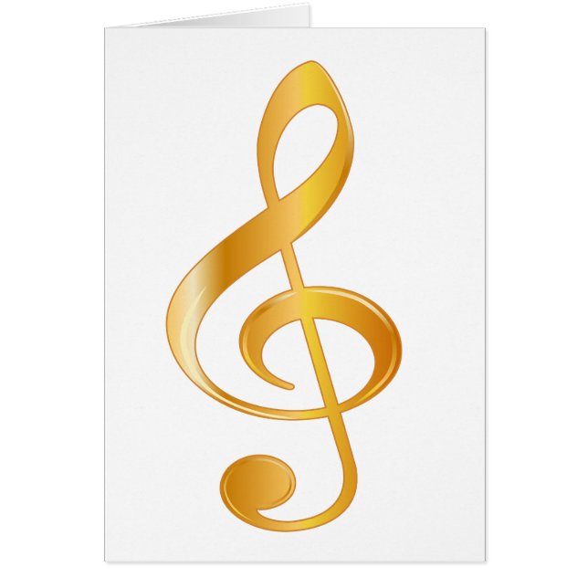 Customise Your Music Notecard (Front)