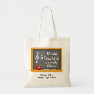 Customise Your Music Teachers  Tote Bag