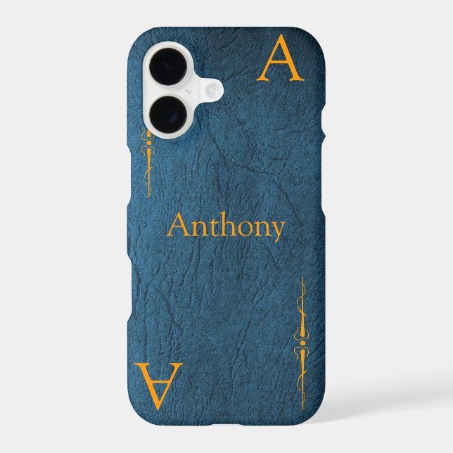Customise your Name and Initial  IPhone Case (Back)