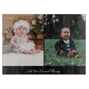Customise Your Own 2 Photo Collage Cutting Board