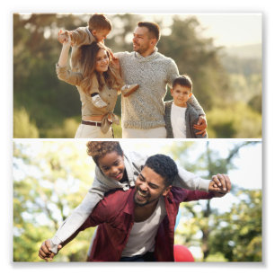 Customise Your Own 2 Photo Collage  Print