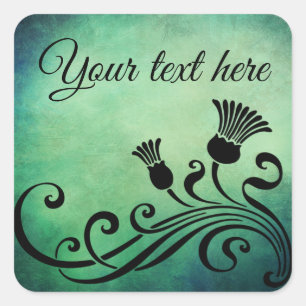 Customise your own Art Nouveau Stickers / Labels