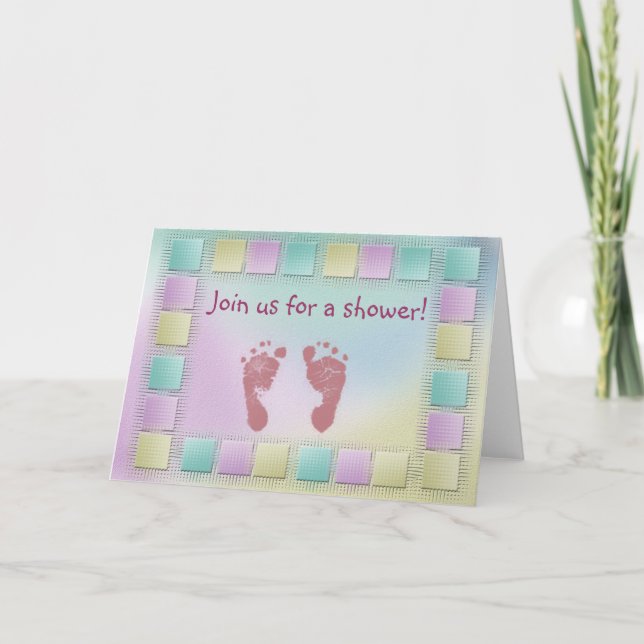 Customise your own baby shower card (Front)