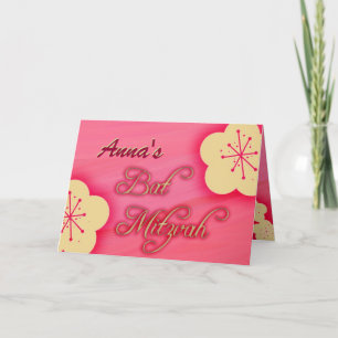 Customise your own Bat Mitzvah invitation