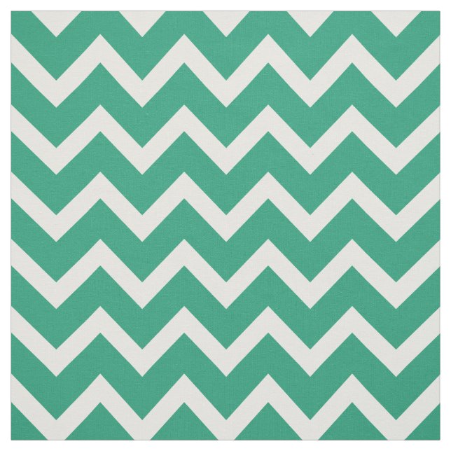 Customise your own blue white chevron pattern fabric (Swatch)