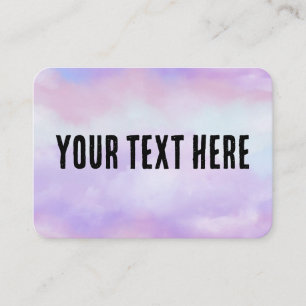 Customise your own business card