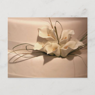 Customise your own calla lily postcard