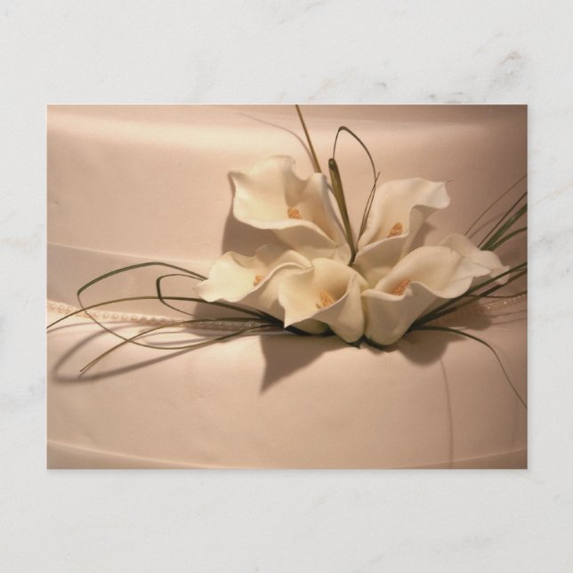Customise your own calla lily postcard (Front)