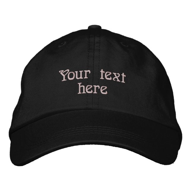 Customise Your Own Cap (Front)