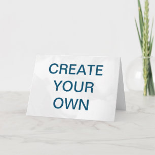 Customise your own card