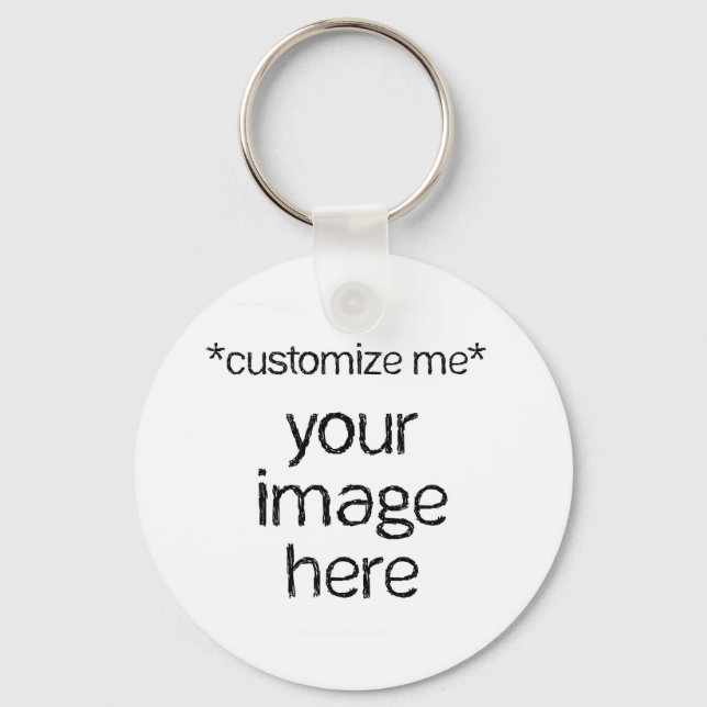 Customise Your Own Design Key Ring (Front)