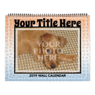 Customise Your Own Dog or Cat Pet Calendar