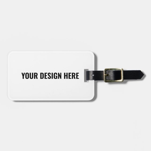 Customise Your Own -  Luggage Tag (Front Horizontal)