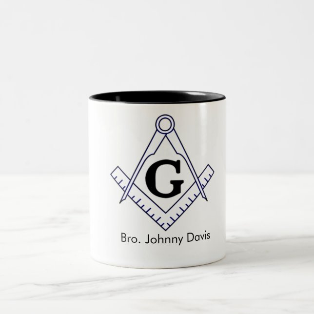 Customise your own Masonic  Mug (Center)
