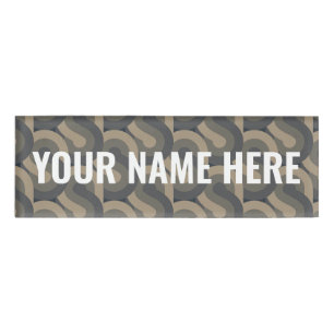 Customise your own name tag