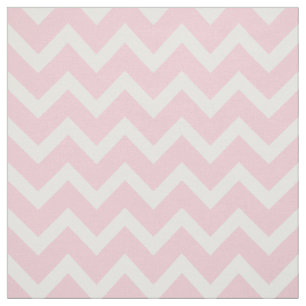 Customise your own pastel pink chevron pattern fabric