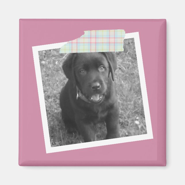 Customise Your Own Personalised Photo Magnet (Front)