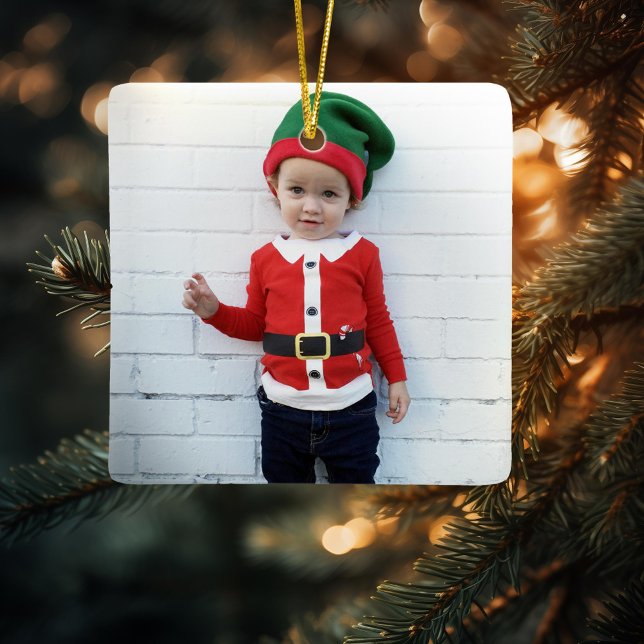 Customise your own photo ceramic ornament (Creator Uploaded)