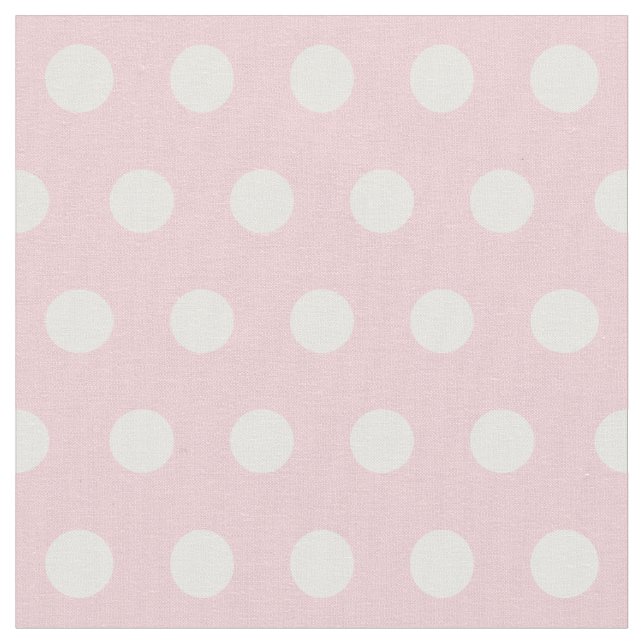 Customise your own polka dots pattern in pink fabric (Close Up)