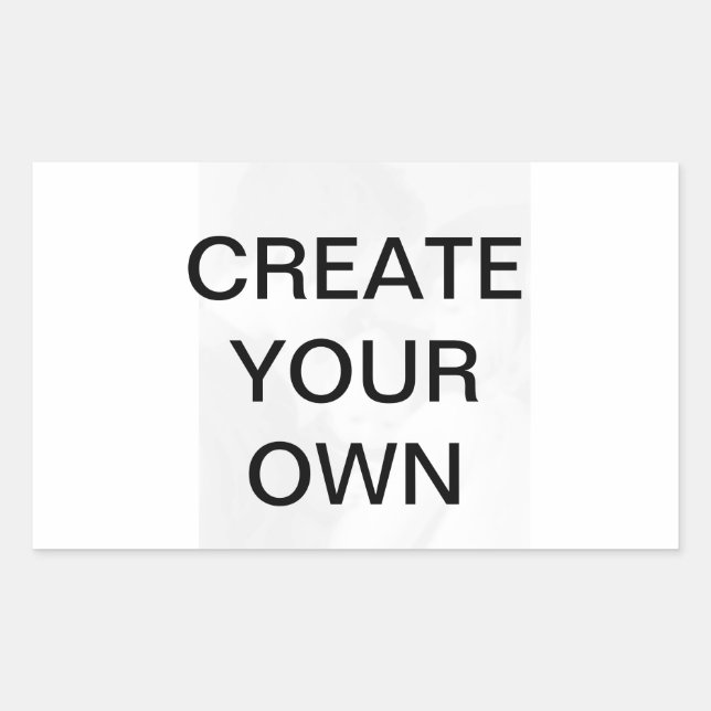 Customise your own rectangular sticker (Front)