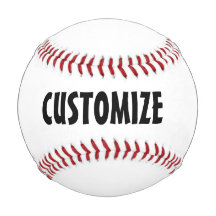customise your own regulation size baseball