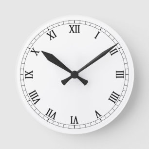 Customise Your Own Roman Numeral Wall Clock