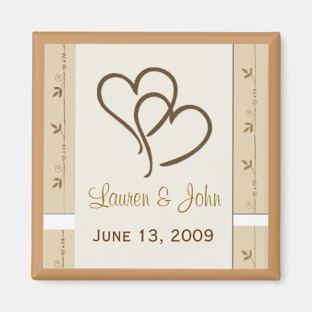 Customise your own save the date... magnet (Front)