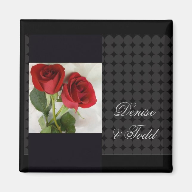 Customise your own wedding magnet (Front)