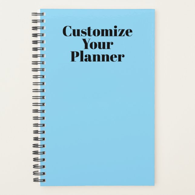Customise Your Planner Notebook (Front)