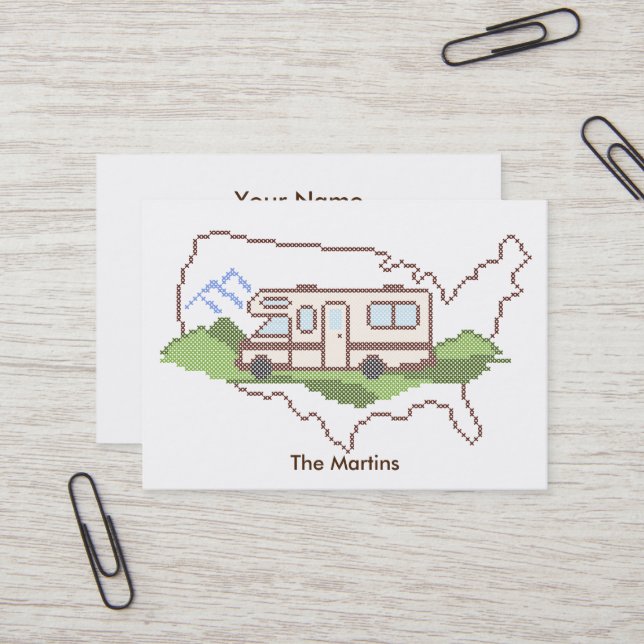 Customise Your Road Trip Business Card (Front/Back In Situ)