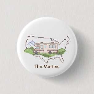 Customise Your Road Trip USA Button