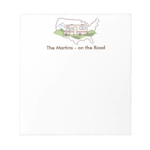Customise Your Road Trip USA Notepad