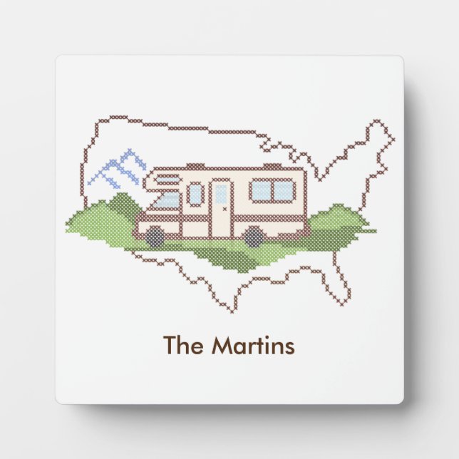Customise Your Road Trip USA Plaque (Front)