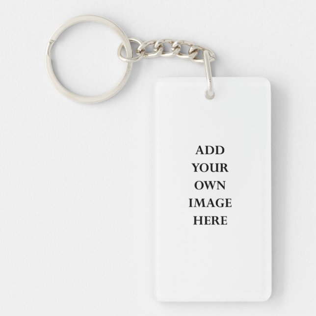 customise your single side rectangular keychain (Front)