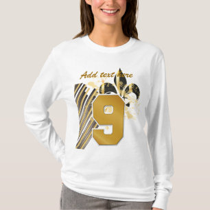 Customise your text, fleur de lis T-Shirt