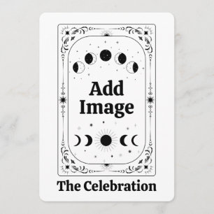Customise Zodiac Tarot Fortune Celestial Birthday Invitation