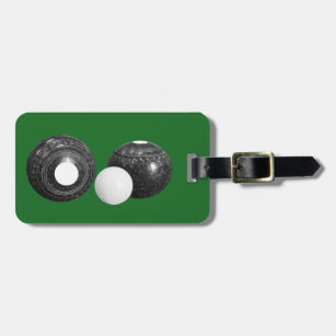 Customiseable Lawn Bowls Luggage Tag