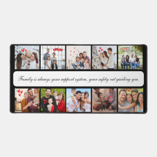Customised 10 Photo Collage Desk Mat
