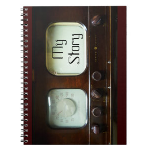 Customised 1940s Television and Radio Set Notebook