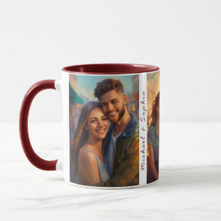Customised 3 Photo Printed Mug