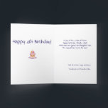 Customised "3D" Great Grandson Birthday Poem Card<br><div class="desc">Personalise your own year, greeting and even your poem for your great grandson. They are hard cards to find, but not here! Adorable 3D-style(only 3D-style artwork, not real 3D, and it won't need special glasses) cartoon dinosaur is perfect for your beloved little one. Personalise it using our Design Tool on...</div>