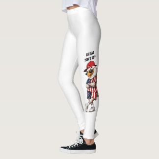 Customised American Eagle Funny Patriotic Leggings