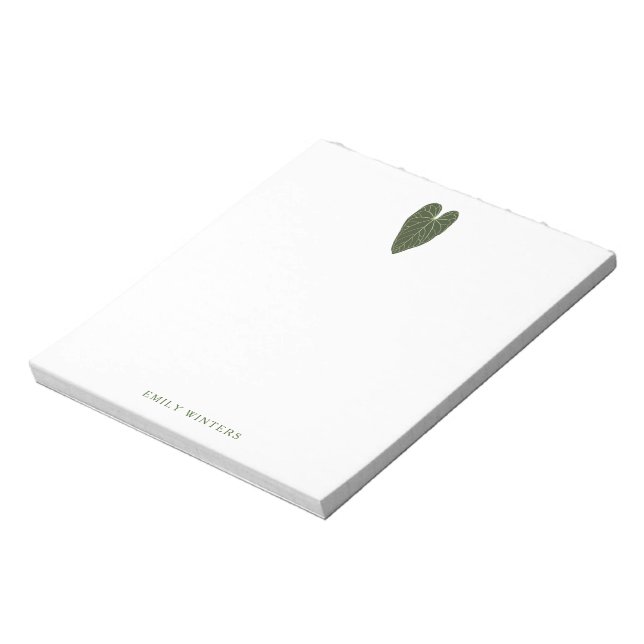 Customised Anthurium Notepad (Rotated)