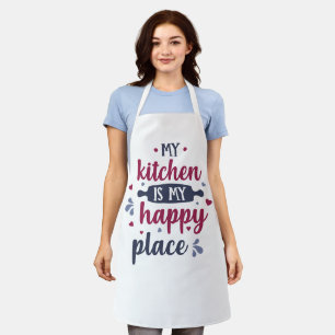Customised Aprons with Playful Kitchen Quotes