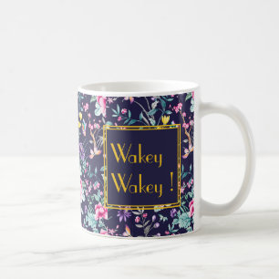 Customised Art Deco Mug with Floral Design